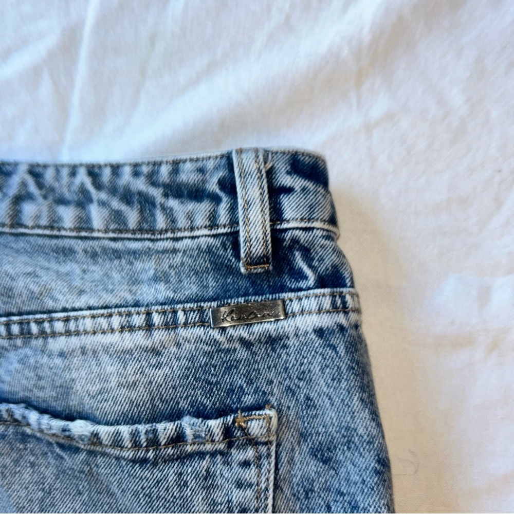 Kancan Women’s Skinny Jeans, 9/28 Light Wash With Holes, 144635 - Picture 5 of 6